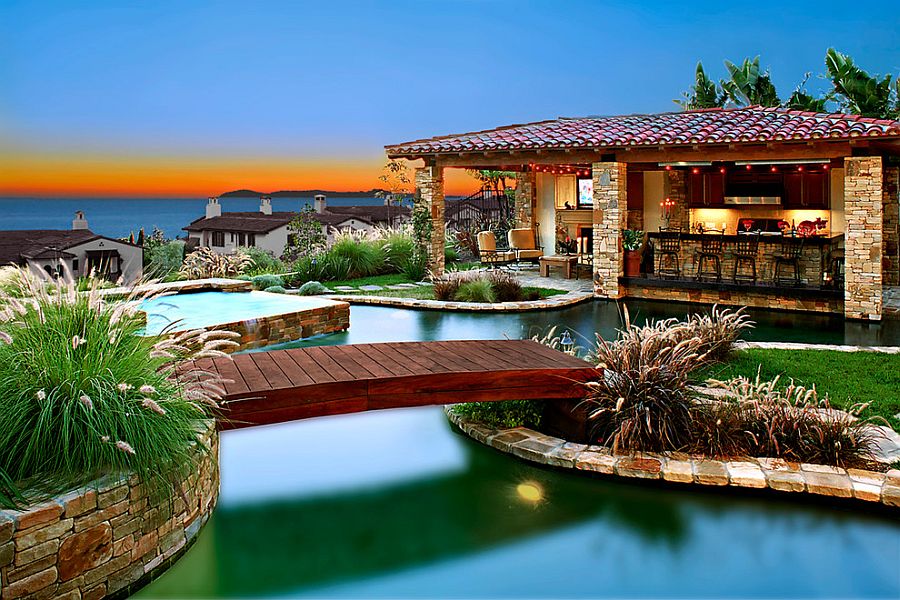 Thư giãn với những bể bơi sân vườn đẹp hoàn hảo tại nhà